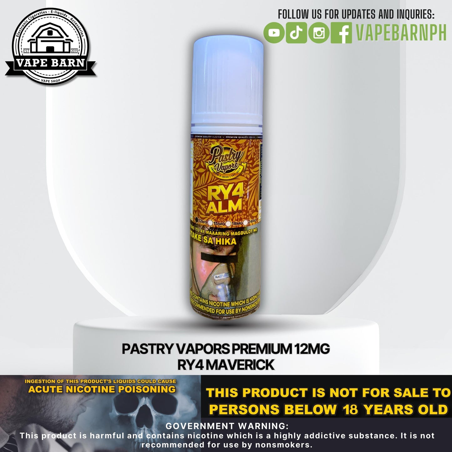 Pastry Vapors Premium 12mg