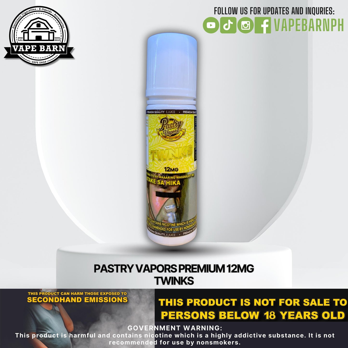 Pastry Vapors Premium 12mg