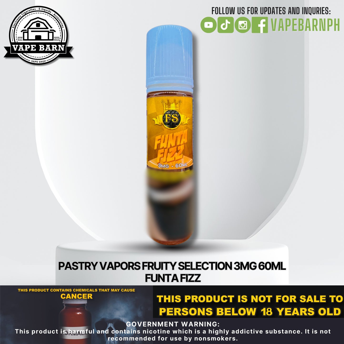 Pastry Vapors Fruity Selection 3mg 60ml