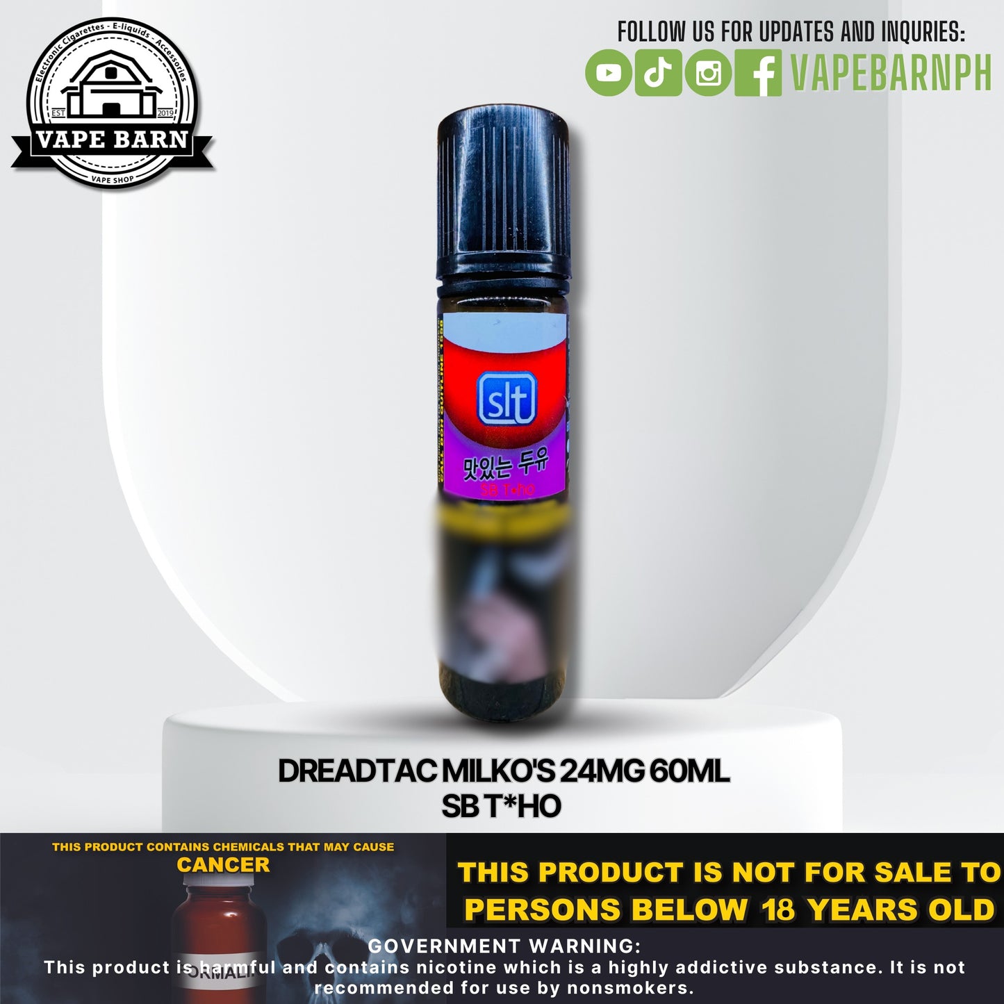 Dreadtac Milko's 24mg 60ml