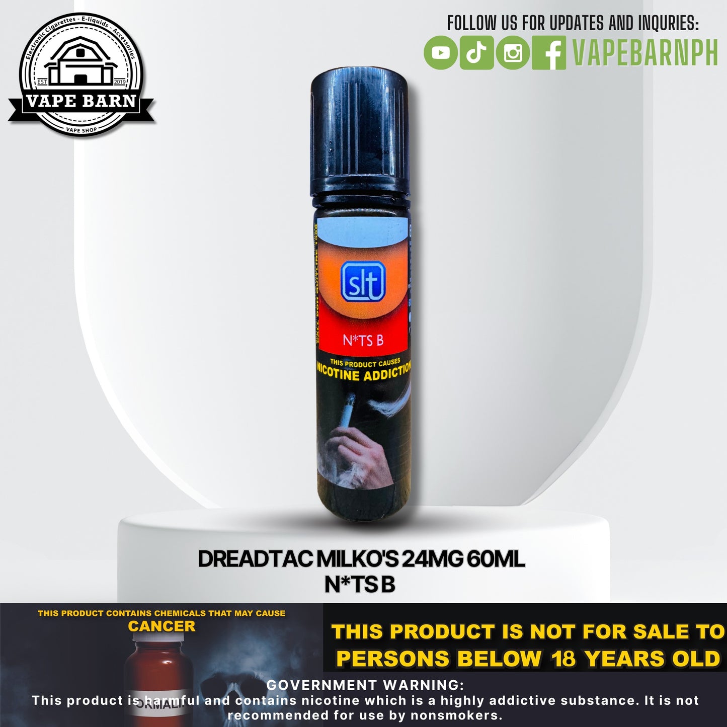 Dreadtac Milko's 24mg 60ml