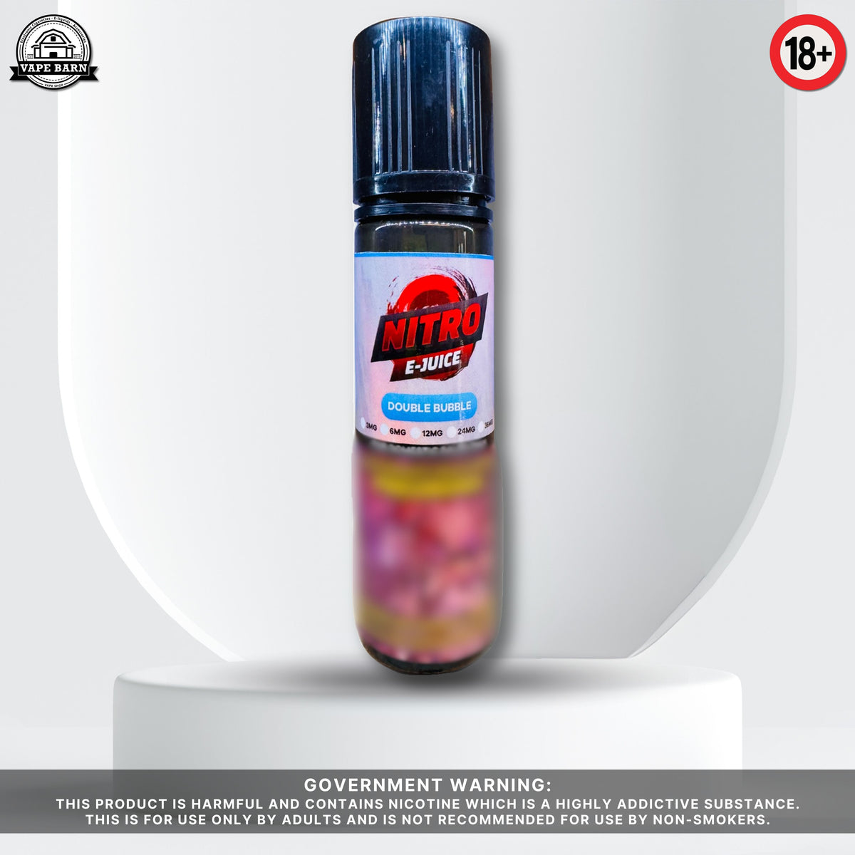 Nitro 3mg 60ml - Double Bubble
