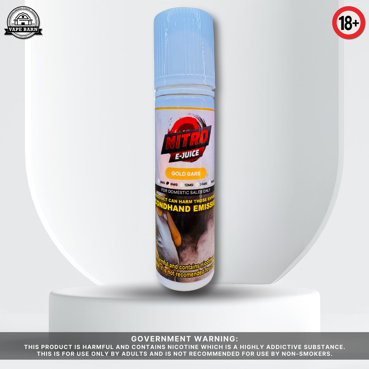 Nitro 6mg 60ml - Gold Bars