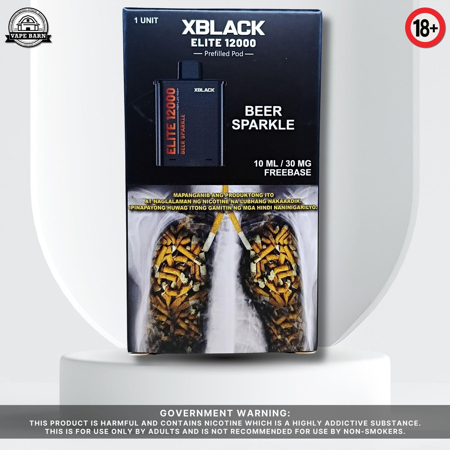 XBLACK ELITE V2 (Prefilled Pod) 3%