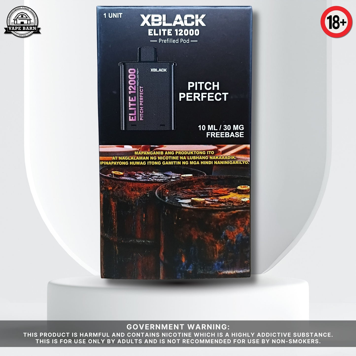 XBLACK ELITE V2 (Prefilled Pod) 3%