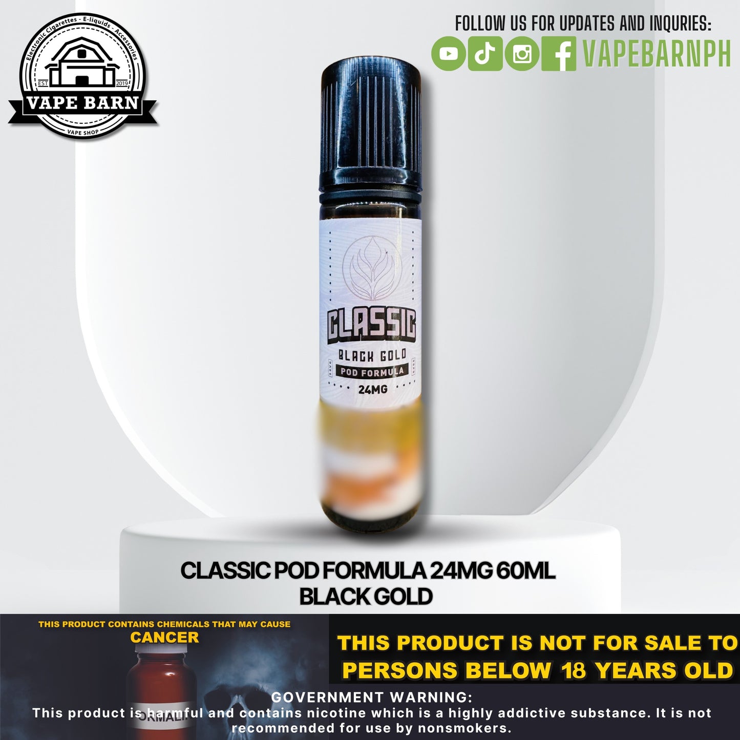 Classic Pod Formula 24mg 60ml