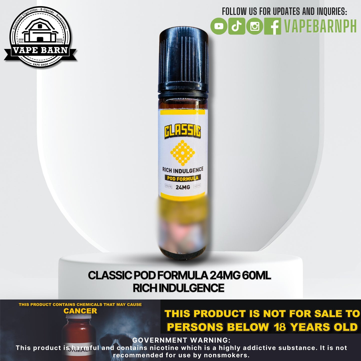 Classic Pod Formula 24mg 60ml