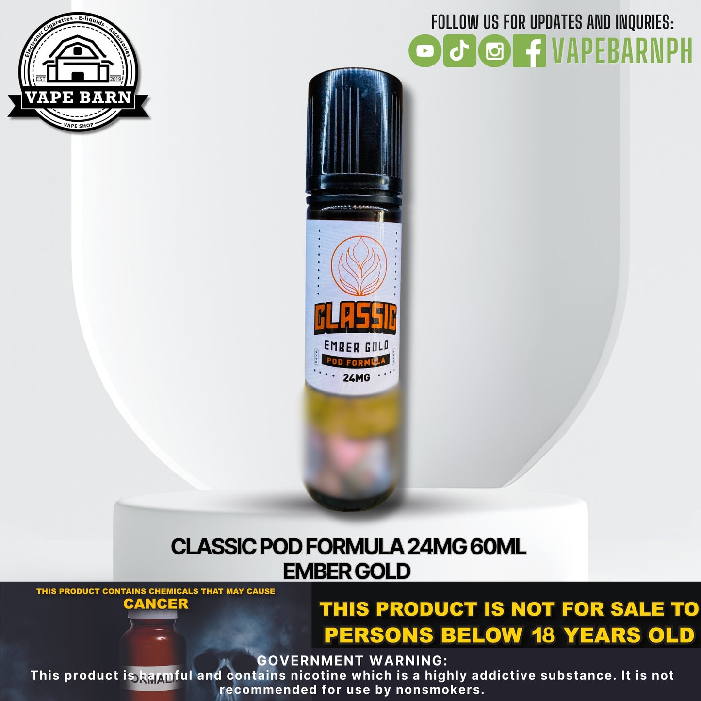 Classic Pod Formula 24mg 60ml