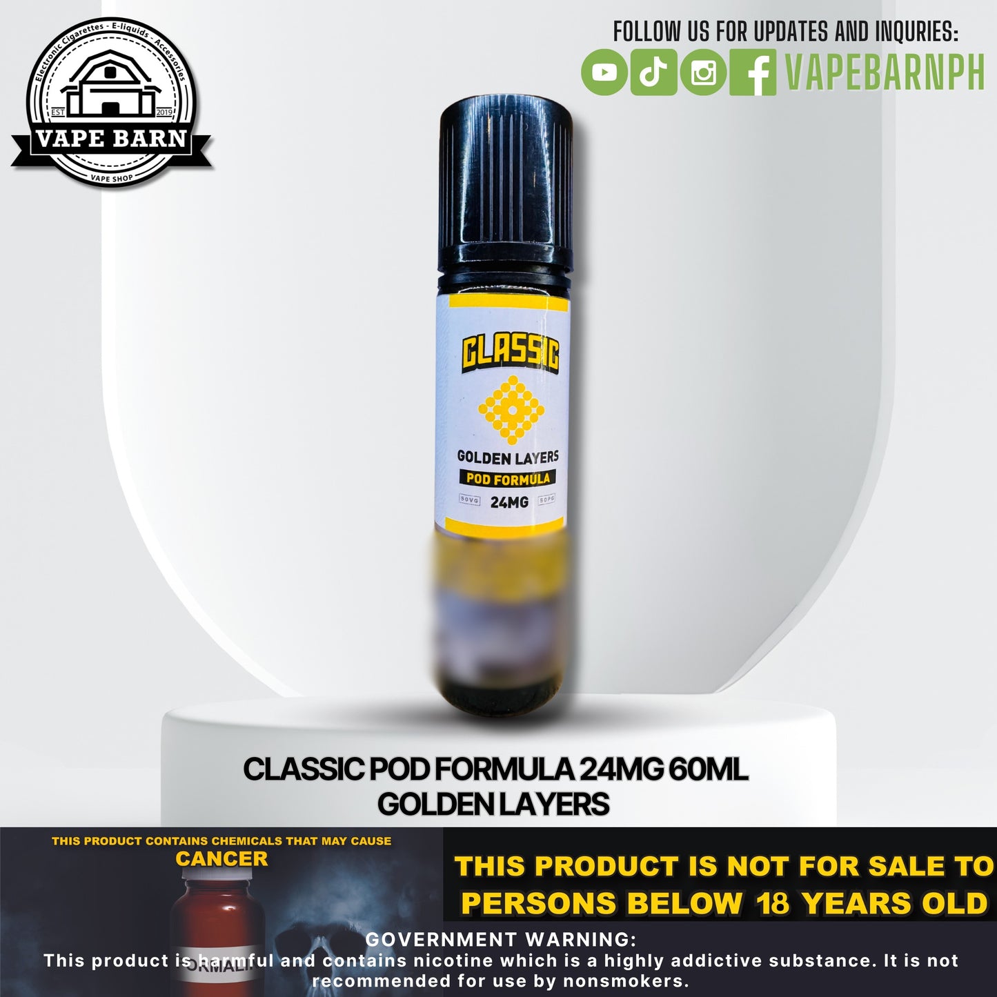 Classic Pod Formula 24mg 60ml