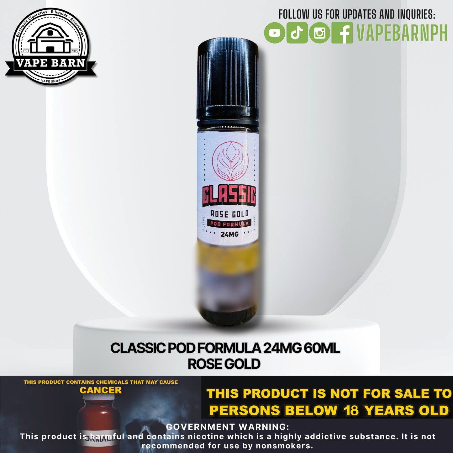 Classic Pod Formula 24mg 60ml