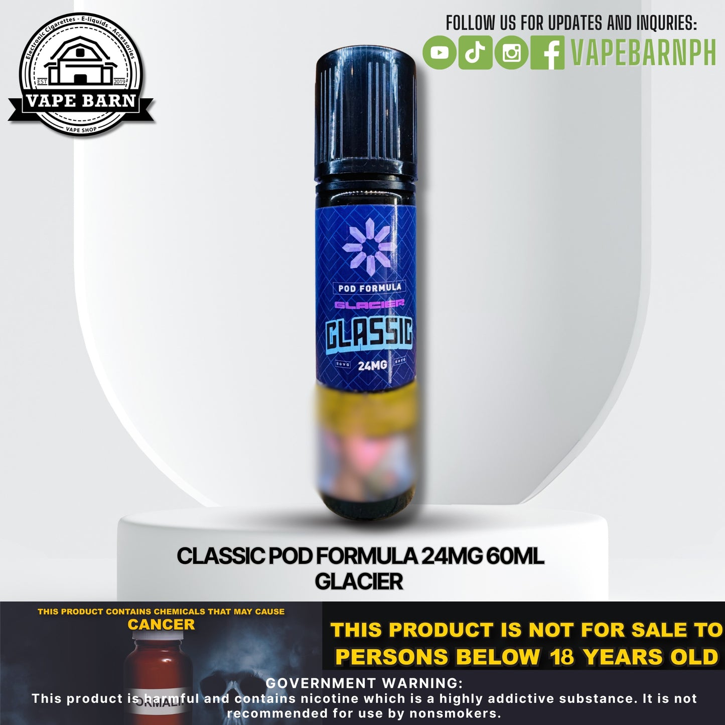 Classic Pod Formula 24mg 60ml