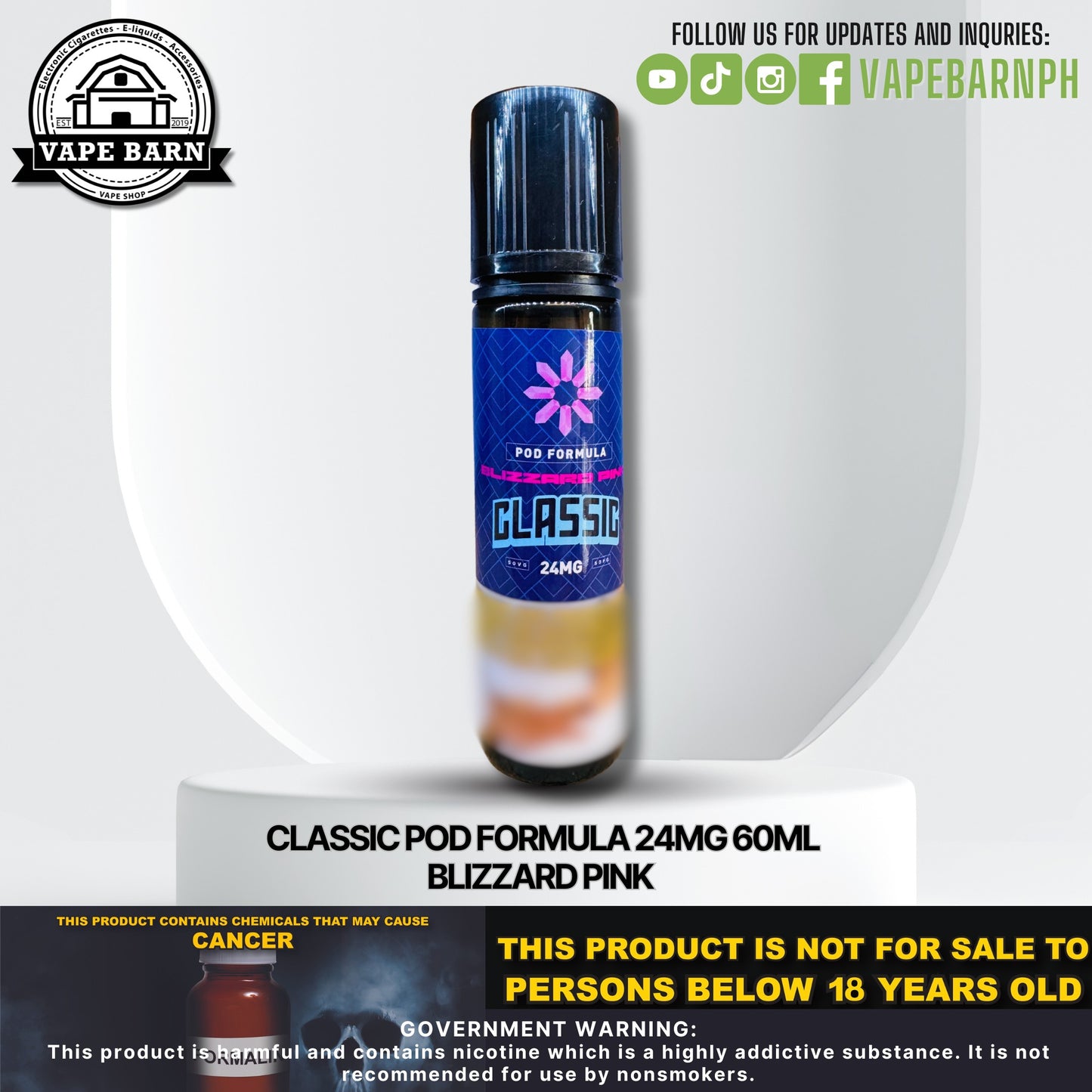 Classic Pod Formula 24mg 60ml