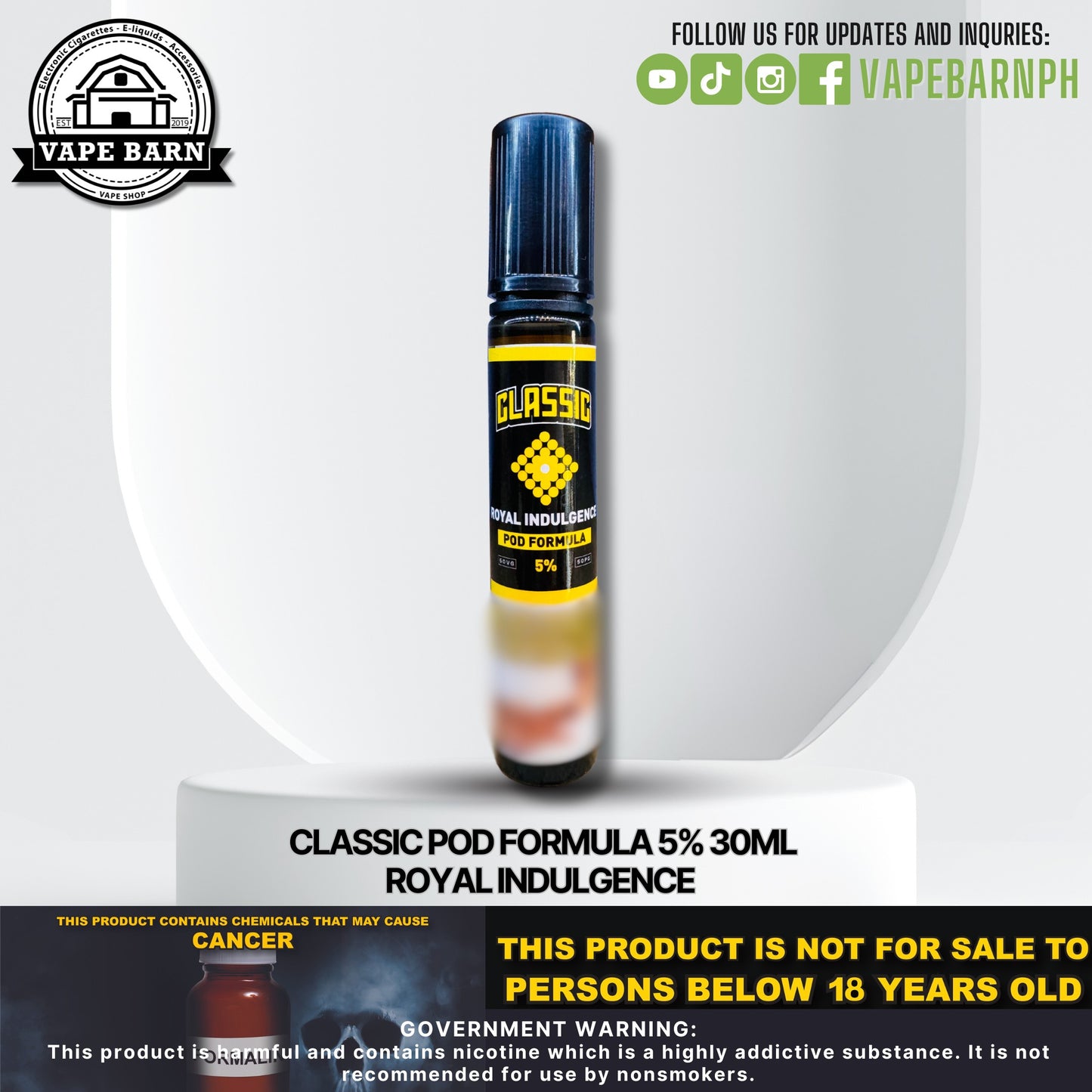 Classic Pod Formula 5% 30ml