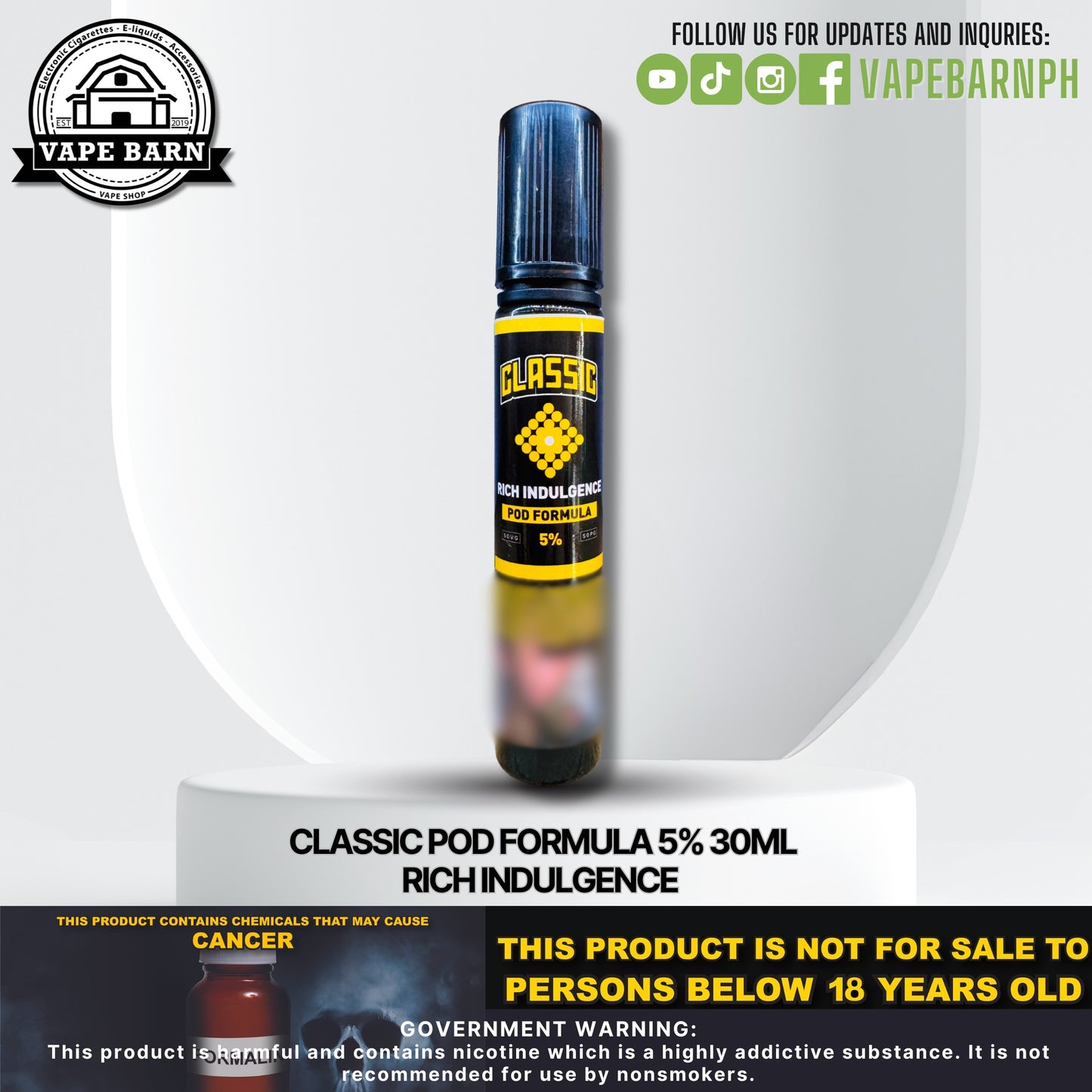 Classic Pod Formula 5% 30ml