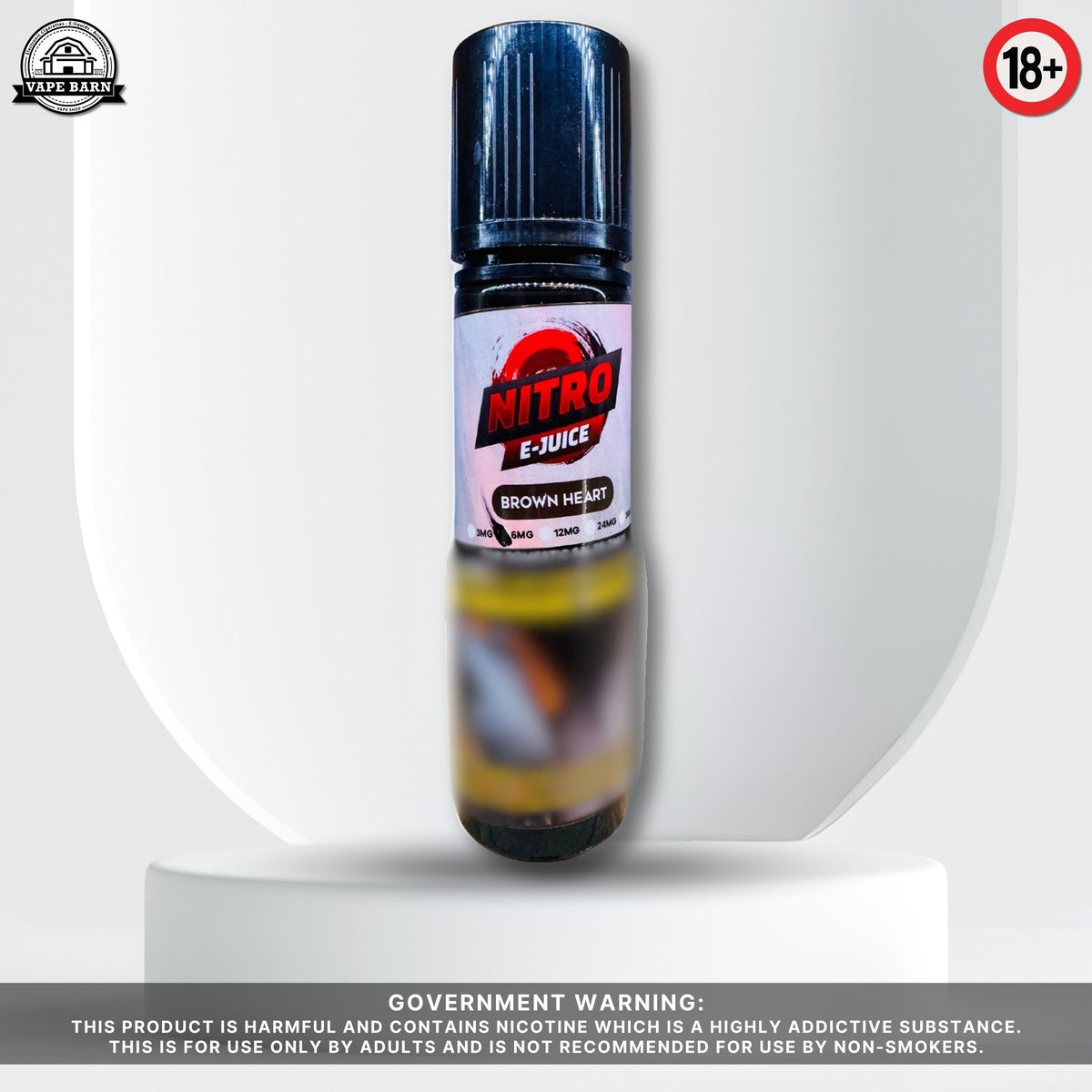 Nitro 6mg 60ml - Brown Heart
