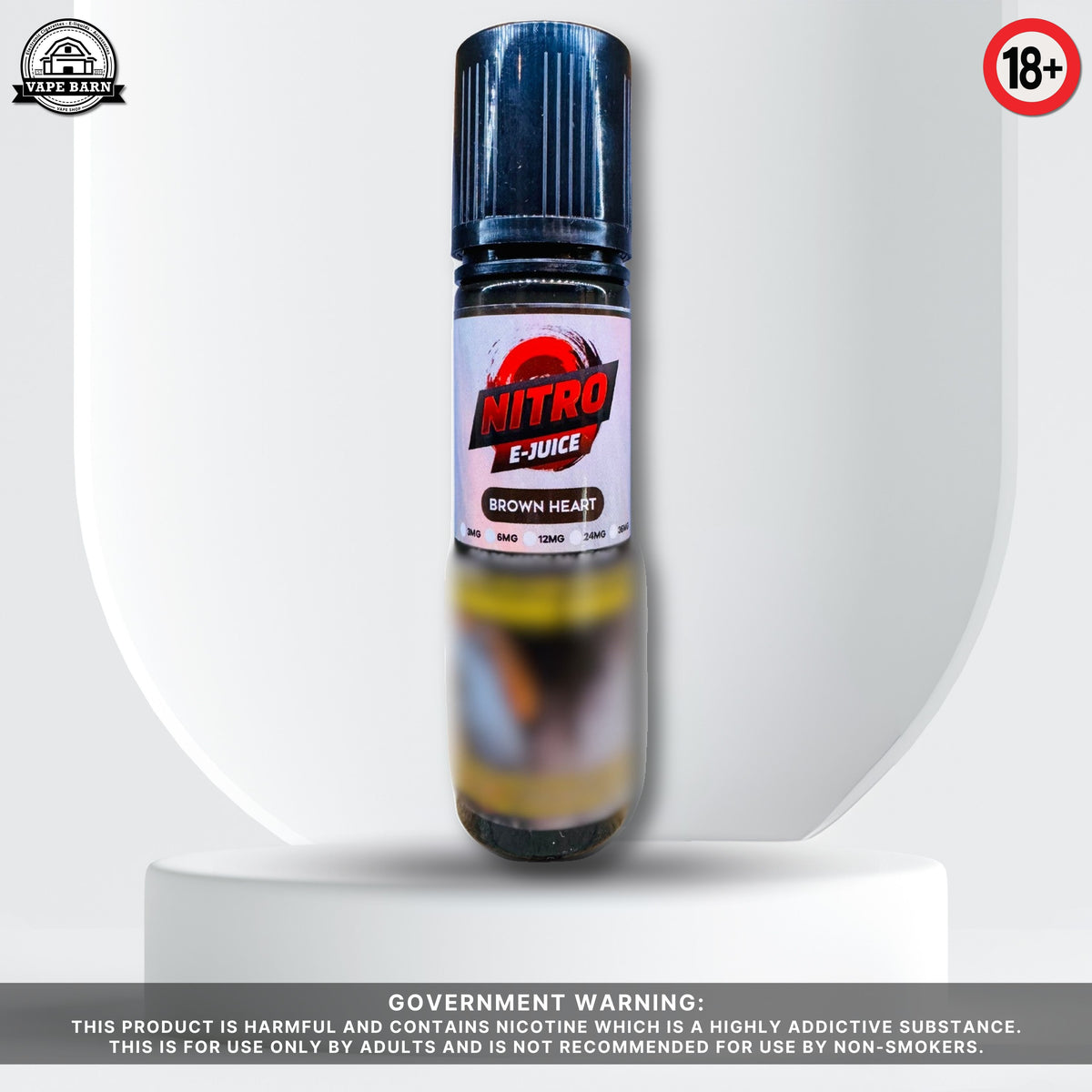 Nitro 3mg 60ml - Brown Heart