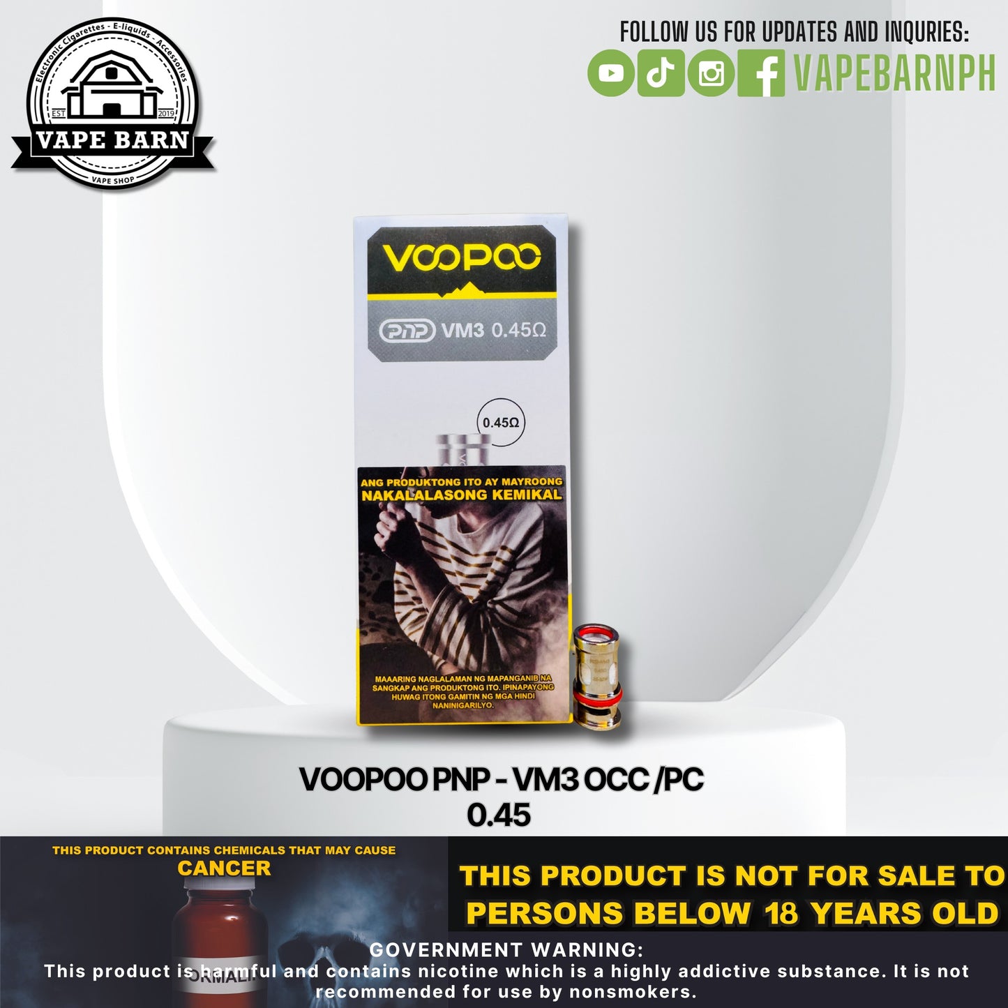 Voopoo PNP - VM3 OCC /pc