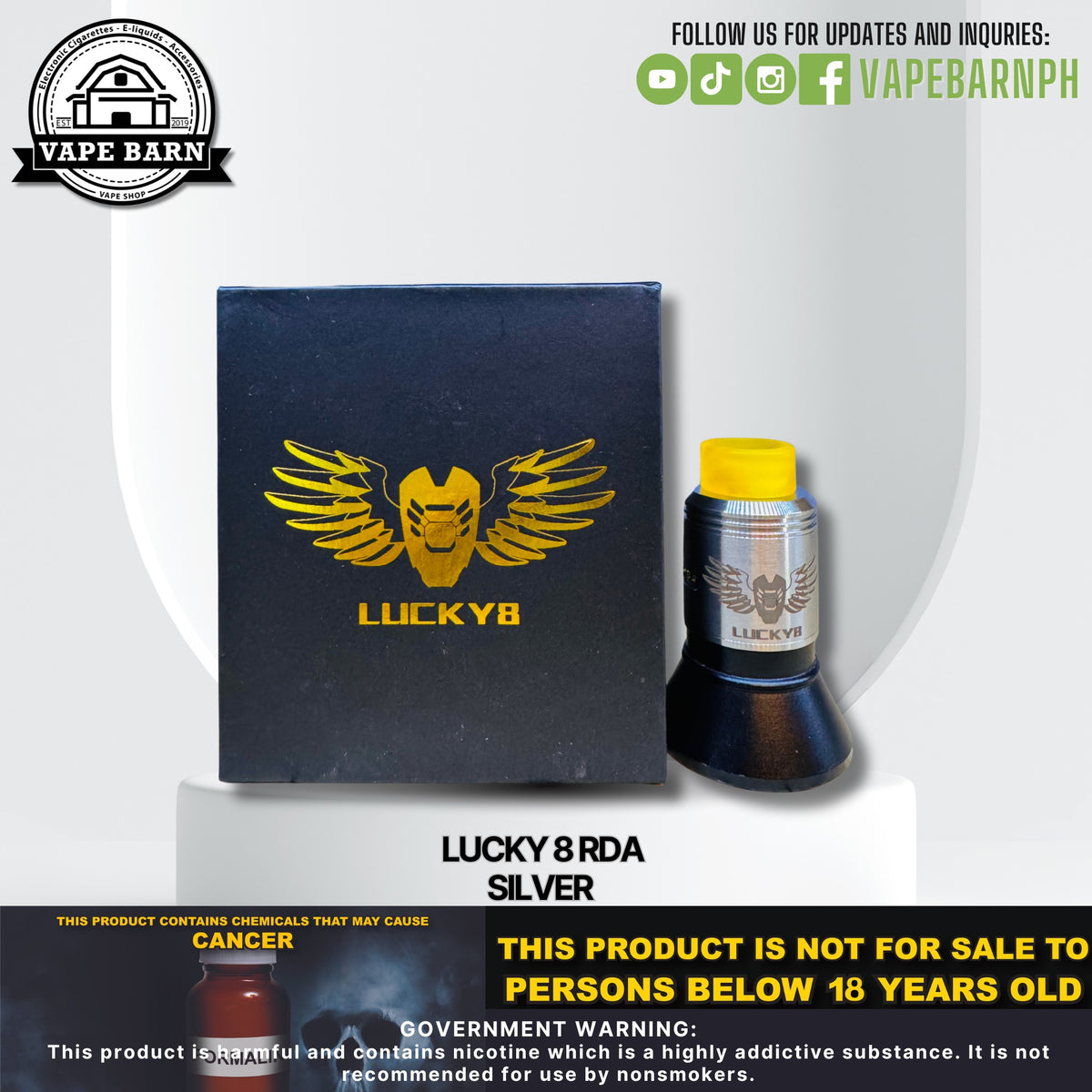 Lucky 8 RDA – VAPE BARN PH