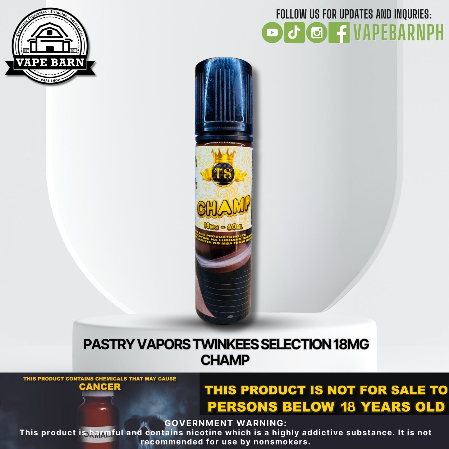 Pastry Vapors Twinkees Selection 18mg