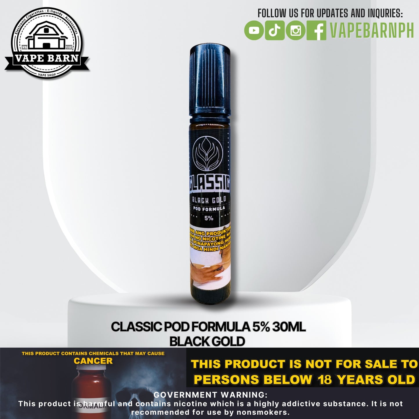 Classic Pod Formula 5% 30ml