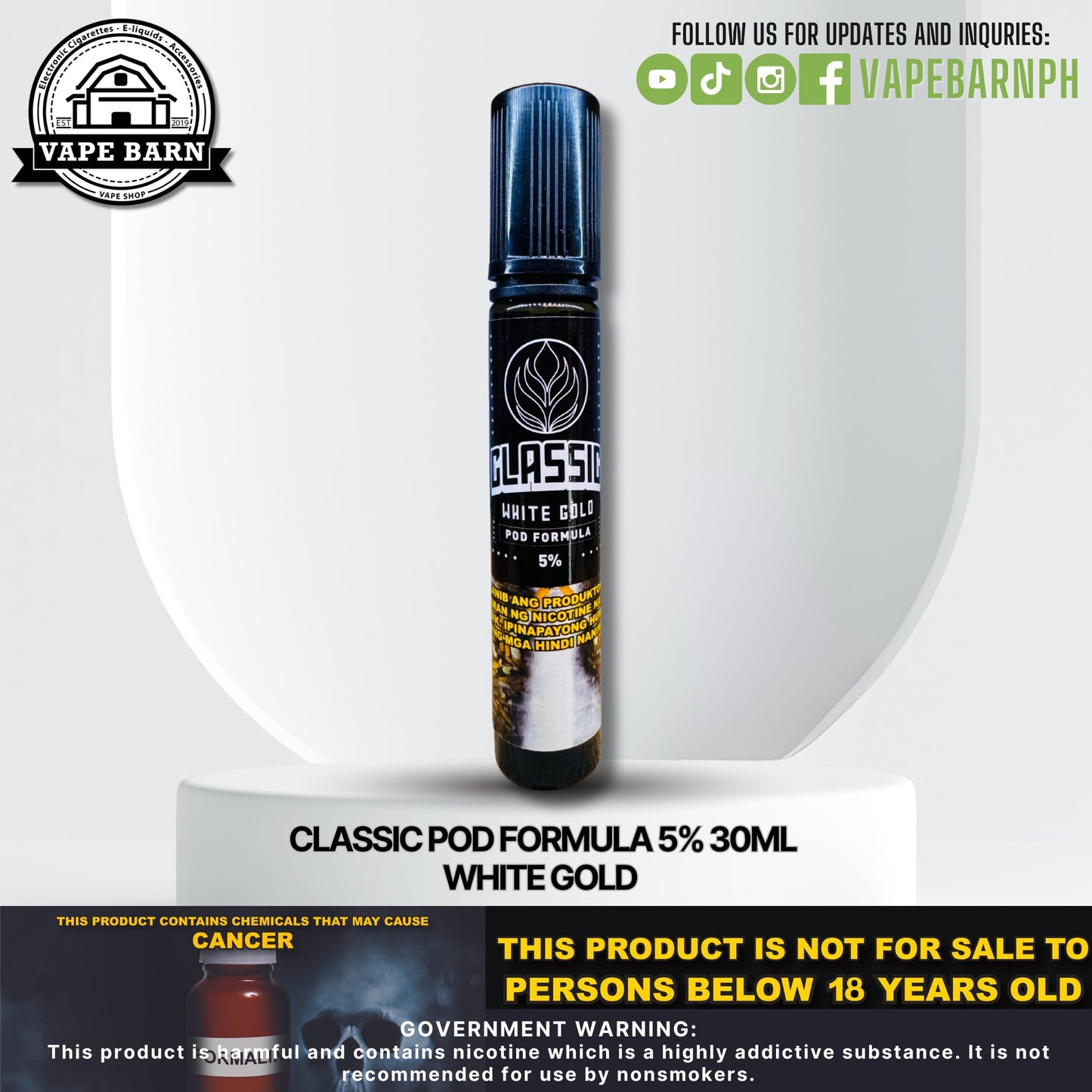 Classic Pod Formula 5% 30ml