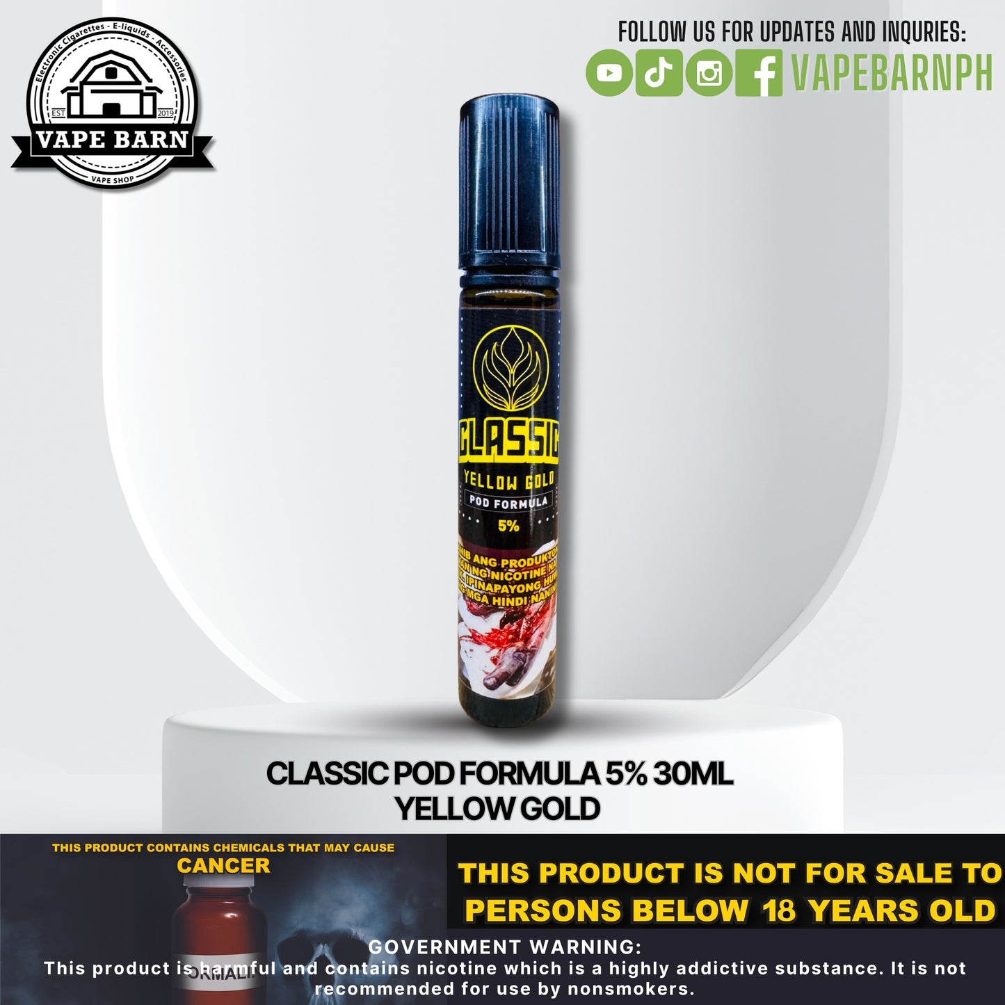 Classic Pod Formula 5% 30ml