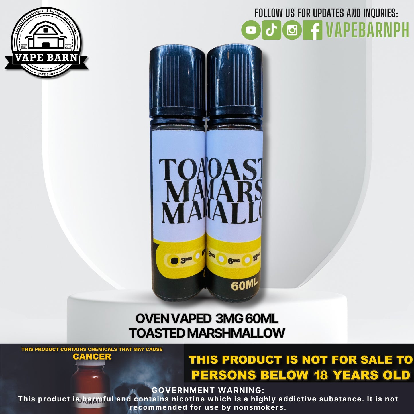 Oven Vaped 3mg 60ml