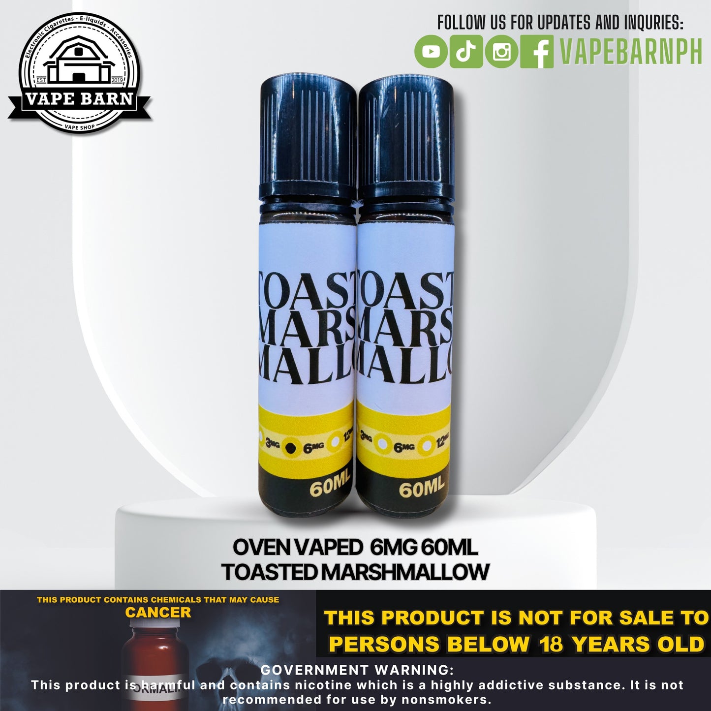 Oven Vaped 6mg 60ml
