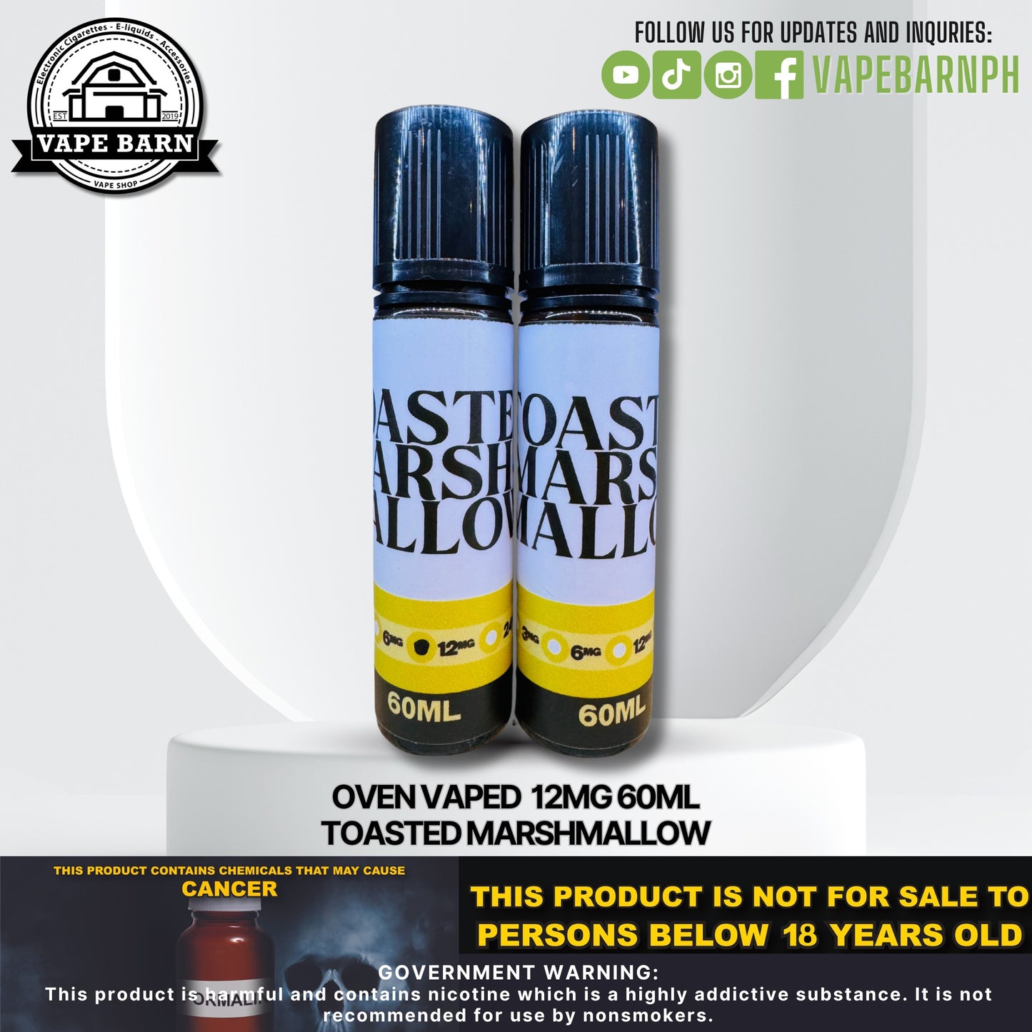 Oven Vaped 12mg 60ml
