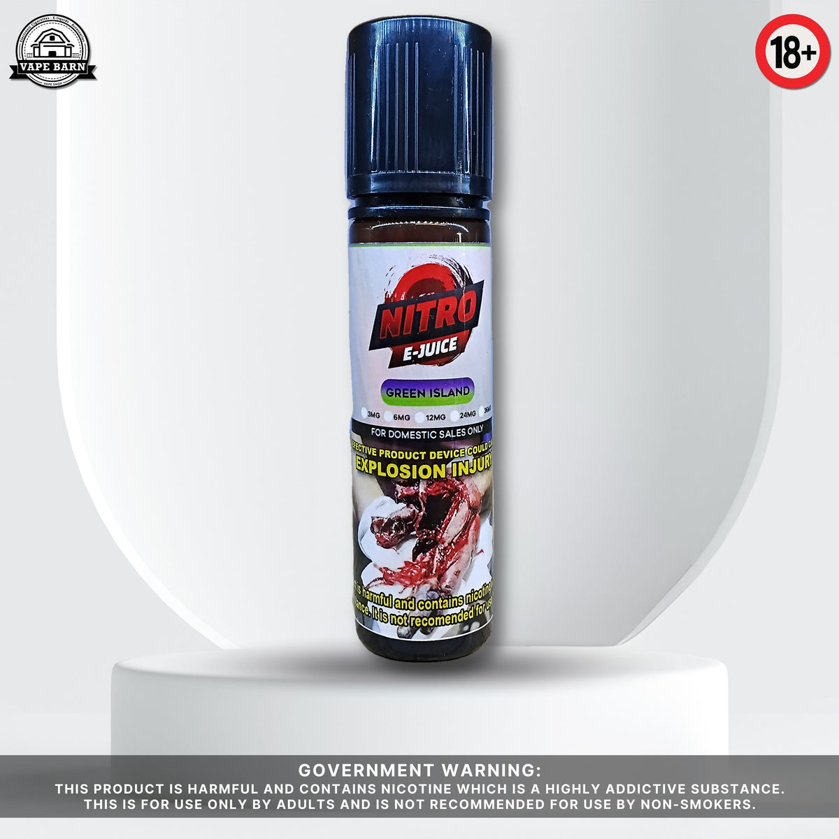 Nitro 3mg 60ml - Green Island