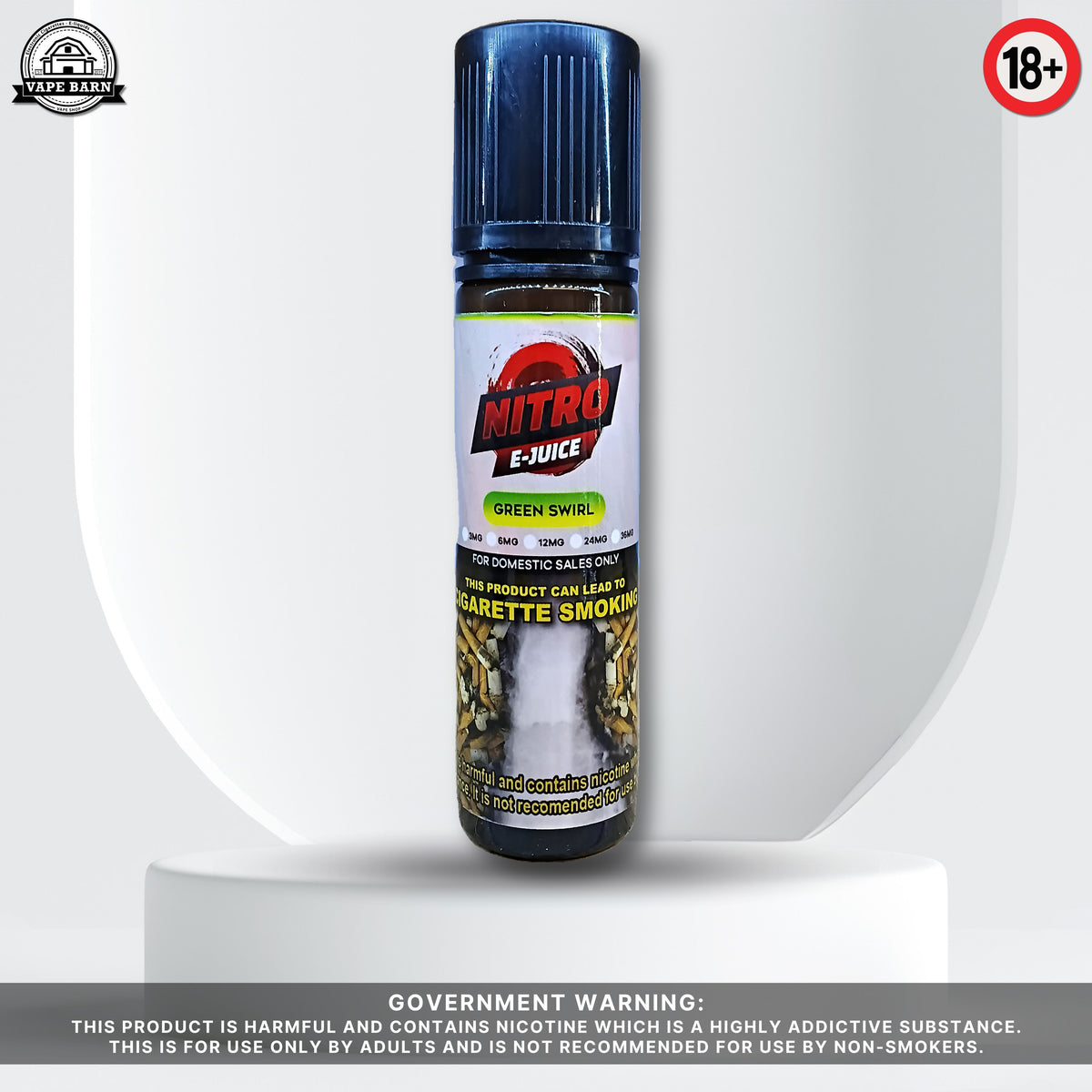 Nitro 3mg 60ml - Green Swirl