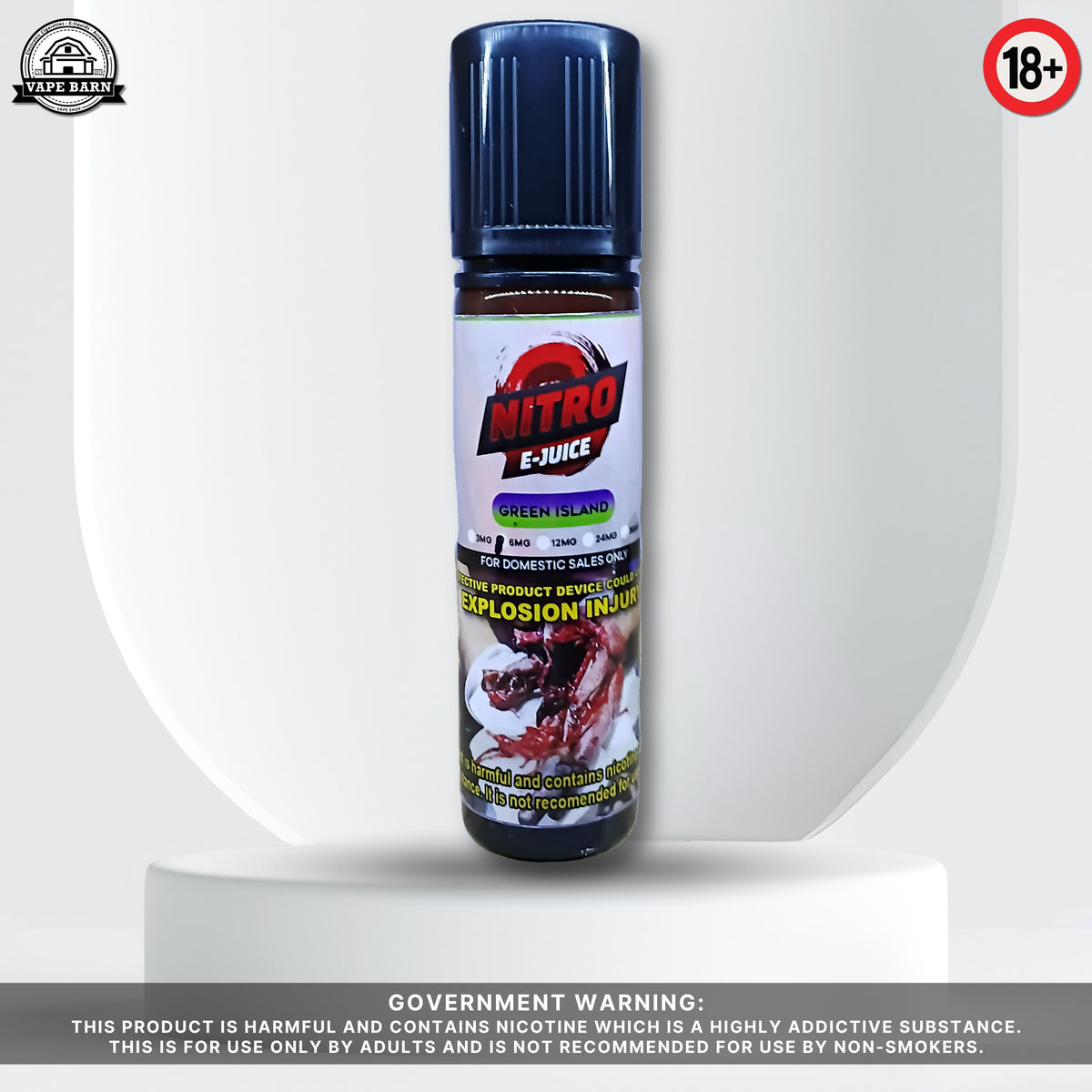 Nitro 6mg 60ml - Green Island