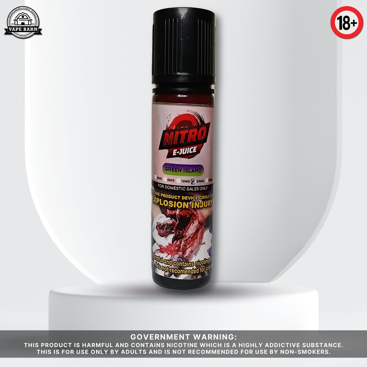 Nitro 24mg 60ml - Green Island