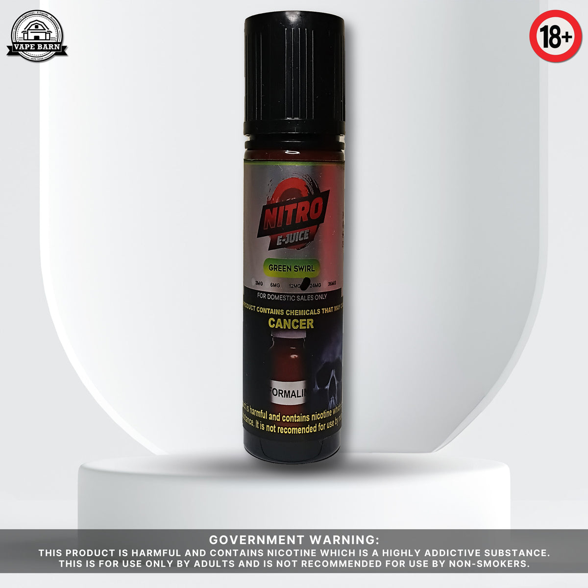 Nitro 24mg 60ml - Green Swirl