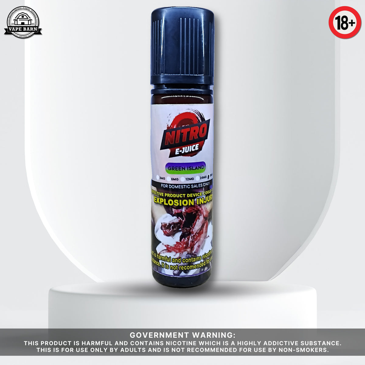 Nitro 36mg 60ml - Green Island
