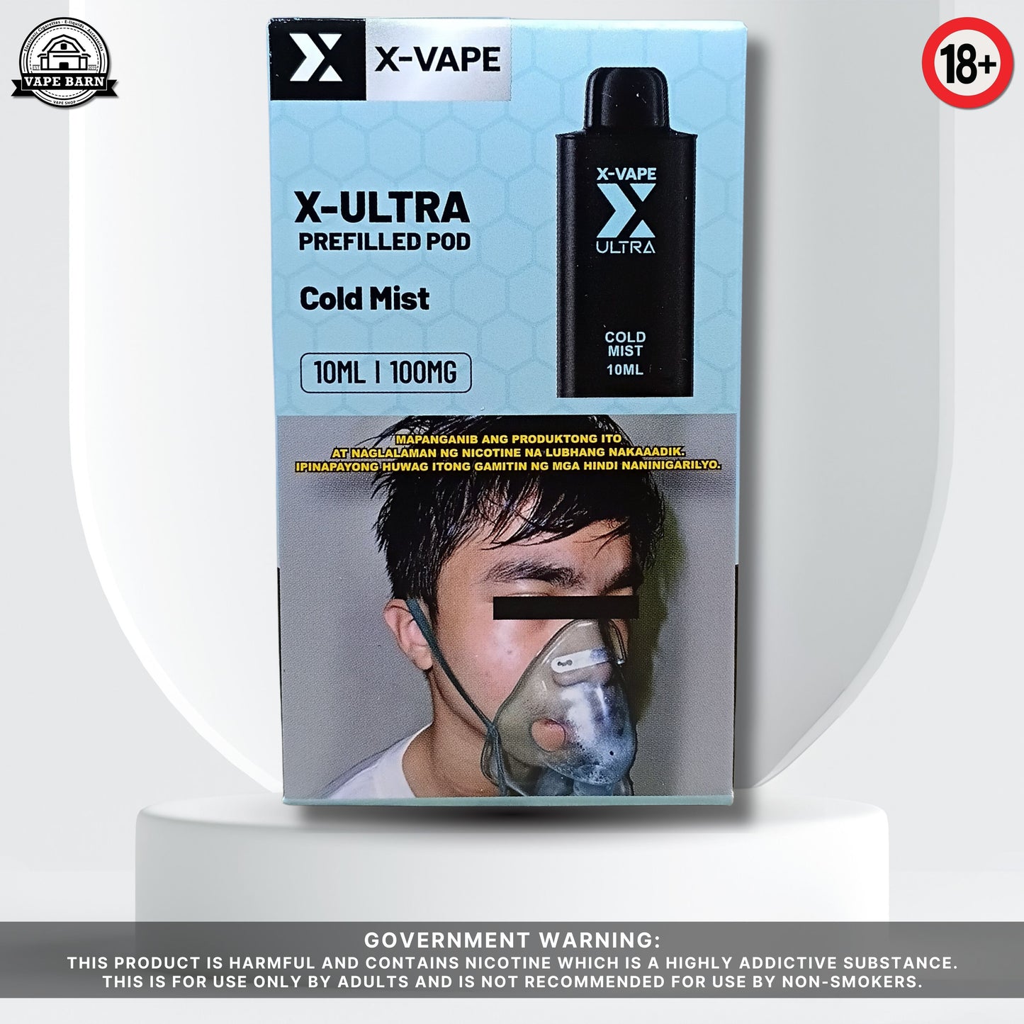 X-VAPE X-ULTRA (Prefilled Pod) 1%