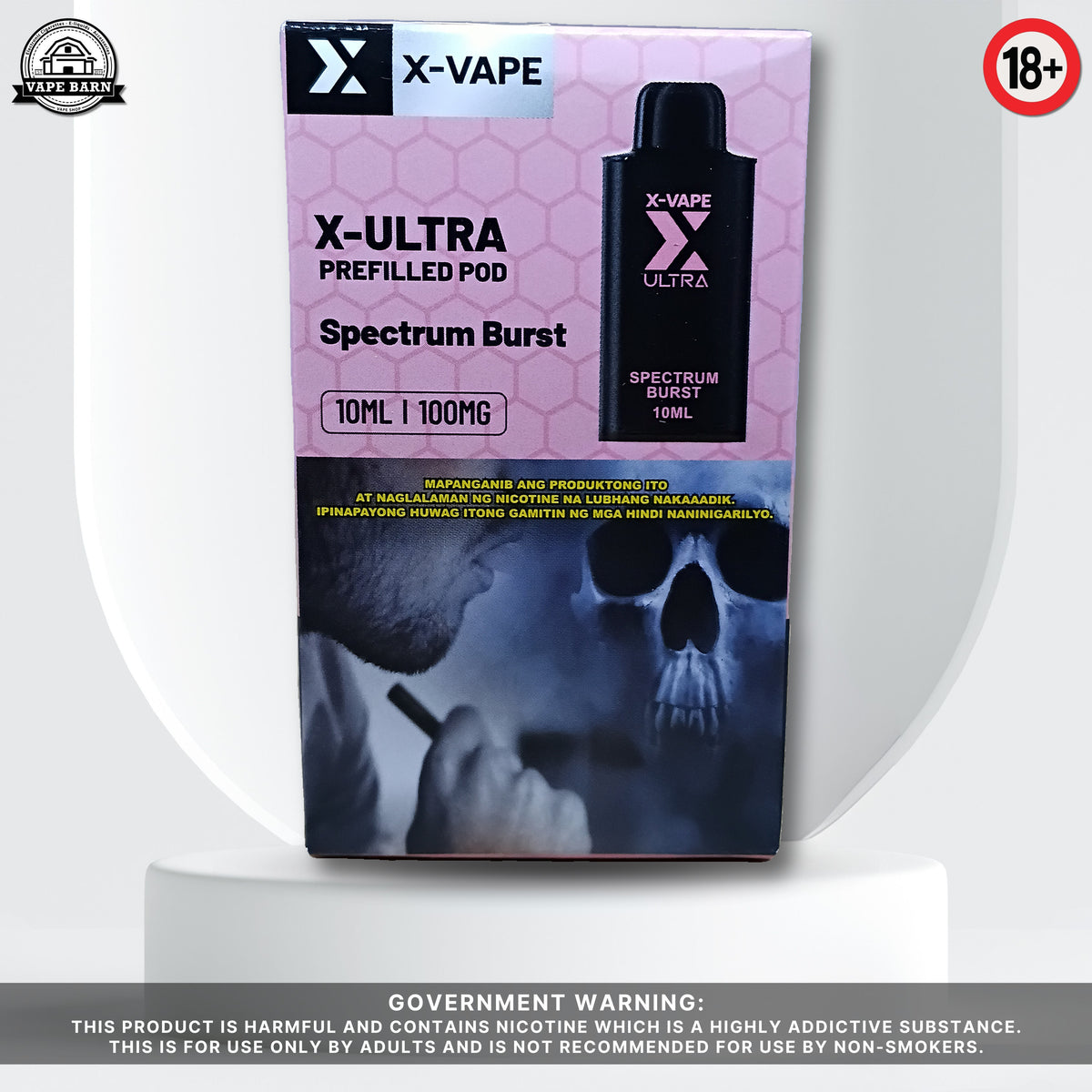X-VAPE X-ULTRA (Prefilled Pod) 1% - Spectrum Burst