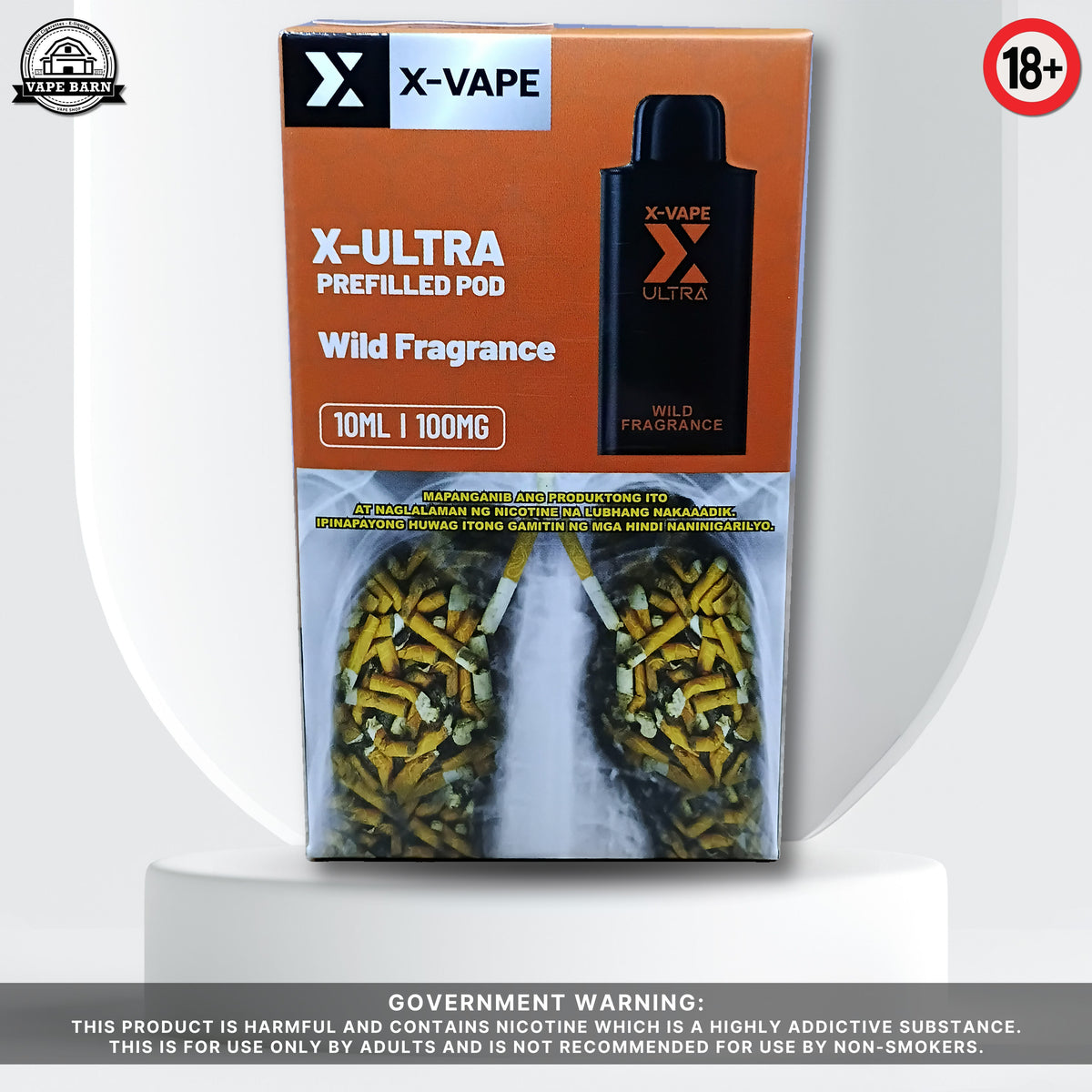X-VAPE X-ULTRA (Prefilled Pod) 1% - Wild Fragrance (Mixed Berry)
