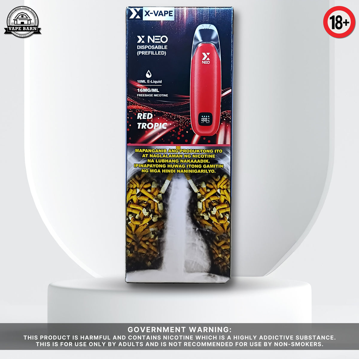 X-VAPE X-NEO 1.6% - Red Tropic