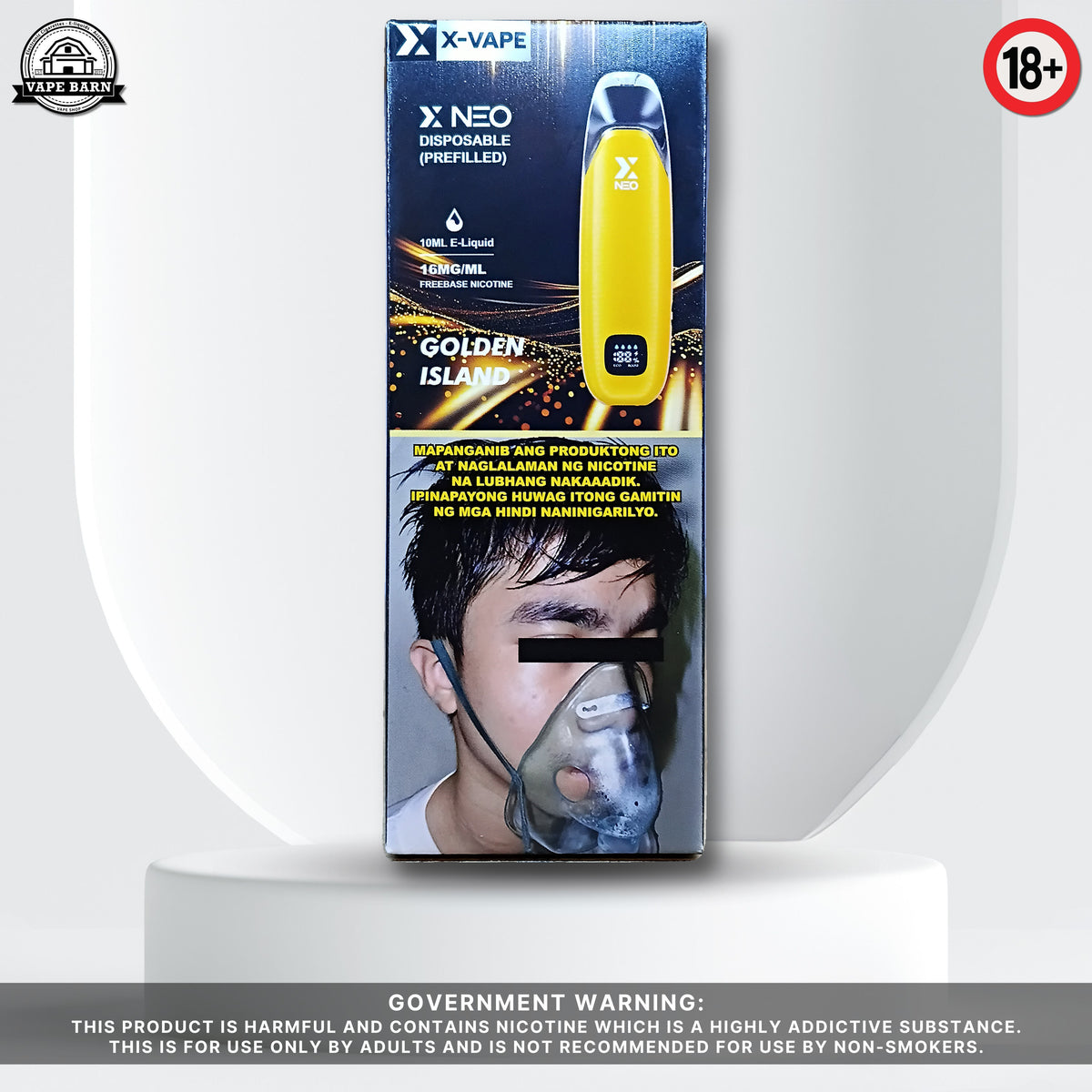 X-VAPE X-NEO 1.6% - Golden Island