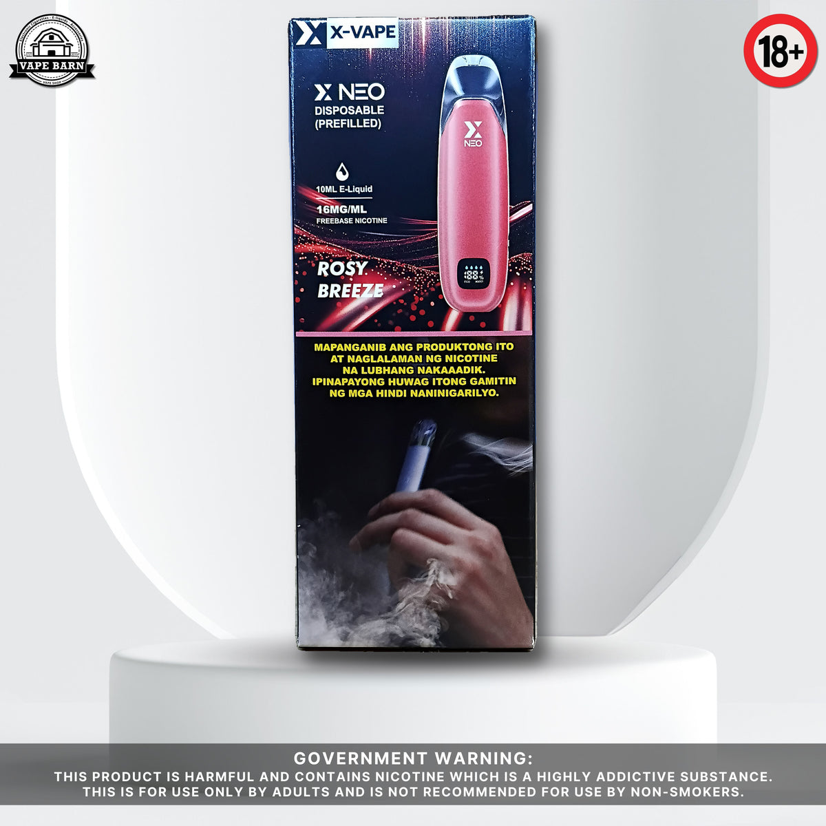 X-VAPE X-NEO 1.6% - Rosy Breeze