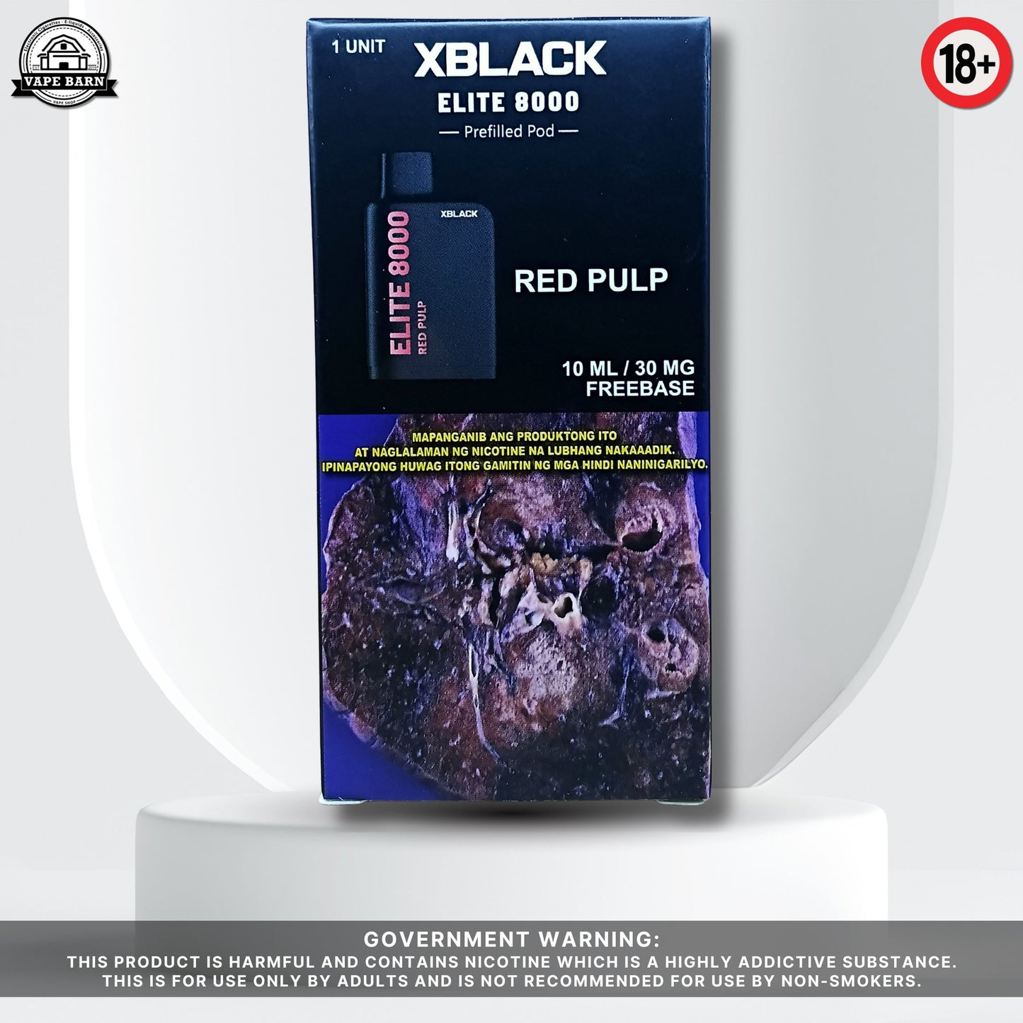 XBLACK ELITE V1 (Prefilled Pod) 3%