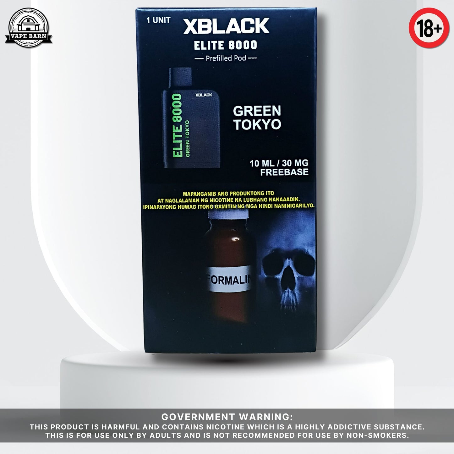 XBLACK ELITE V1 (Prefilled Pod) 3%