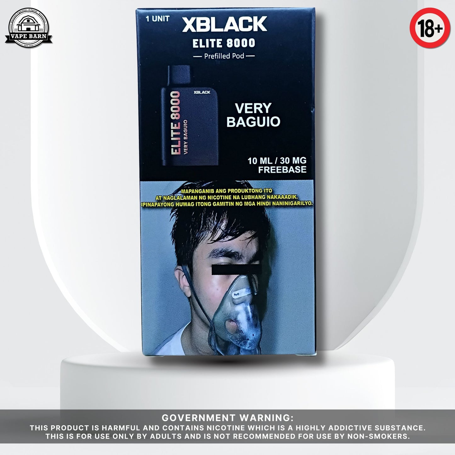 XBLACK ELITE V1 (Prefilled Pod) 3%
