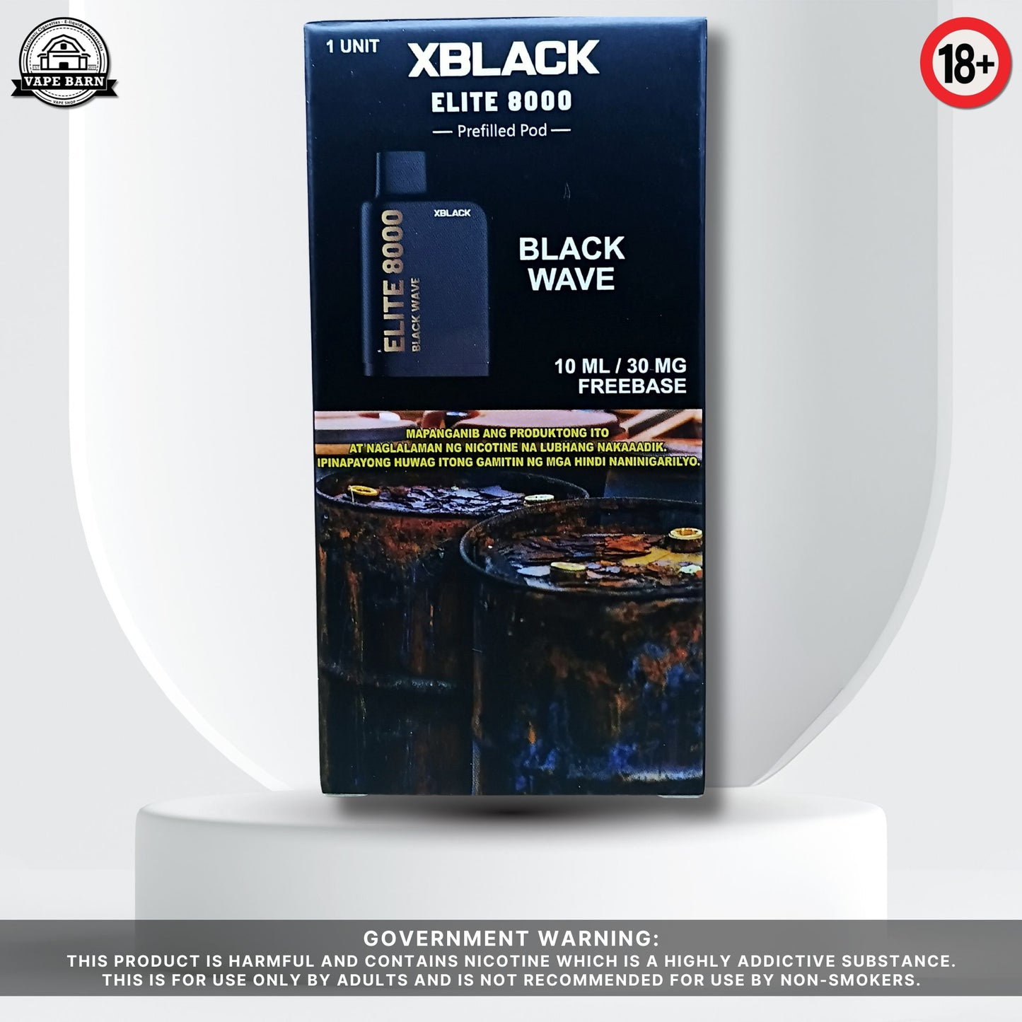 XBLACK ELITE V1 (Prefilled Pod) 3%
