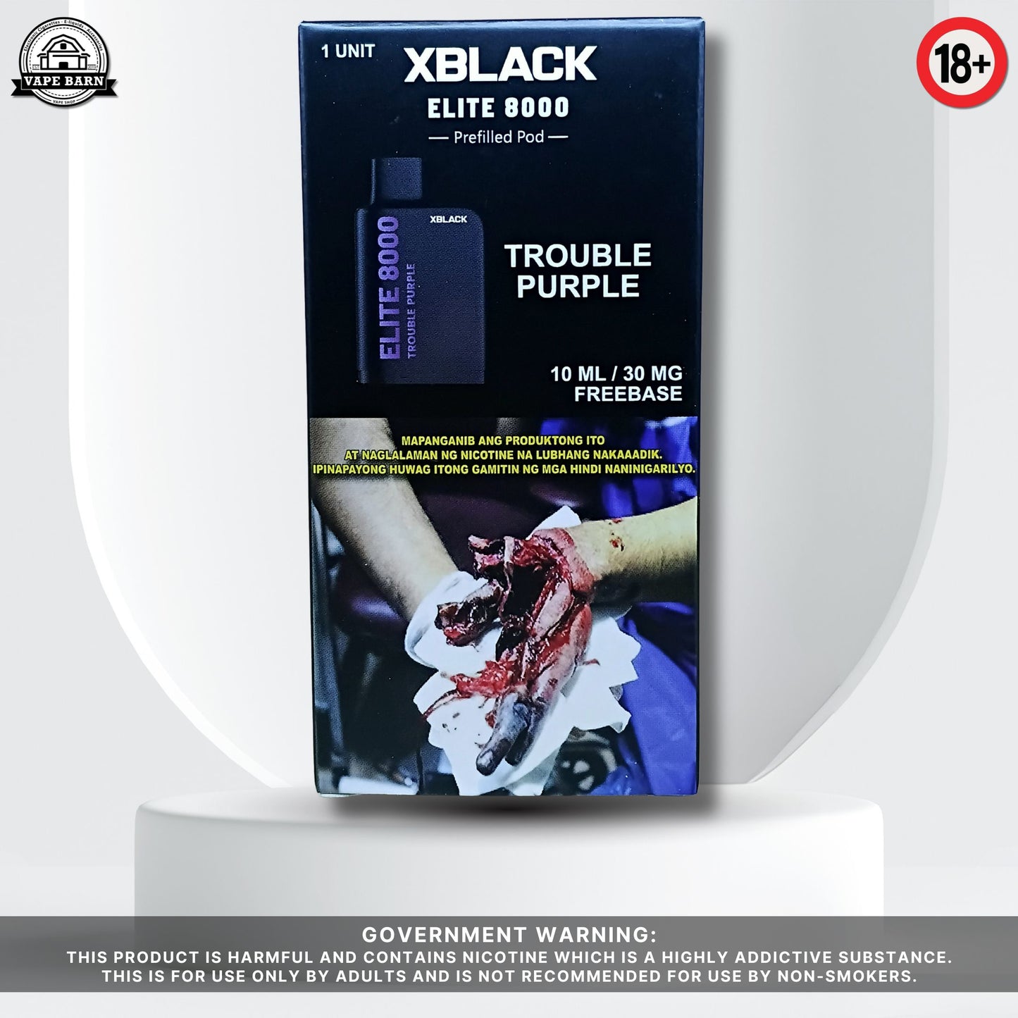 XBLACK ELITE V1 (Prefilled Pod) 3%