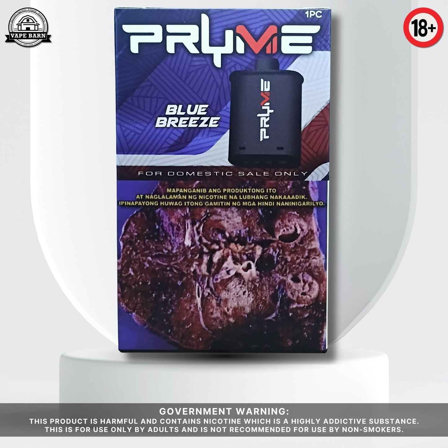 PRYME V2 (Prefilled Pod) 3% Black Elite V2 Compatible