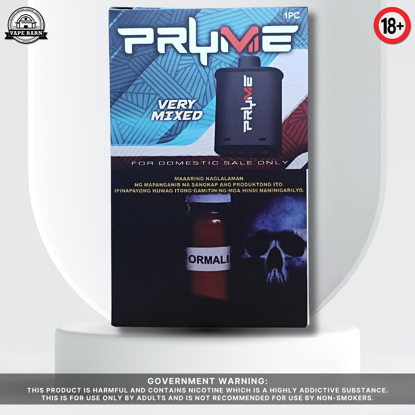 PRYME V2 (Prefilled Pod) 3% Black Elite V2 Compatible