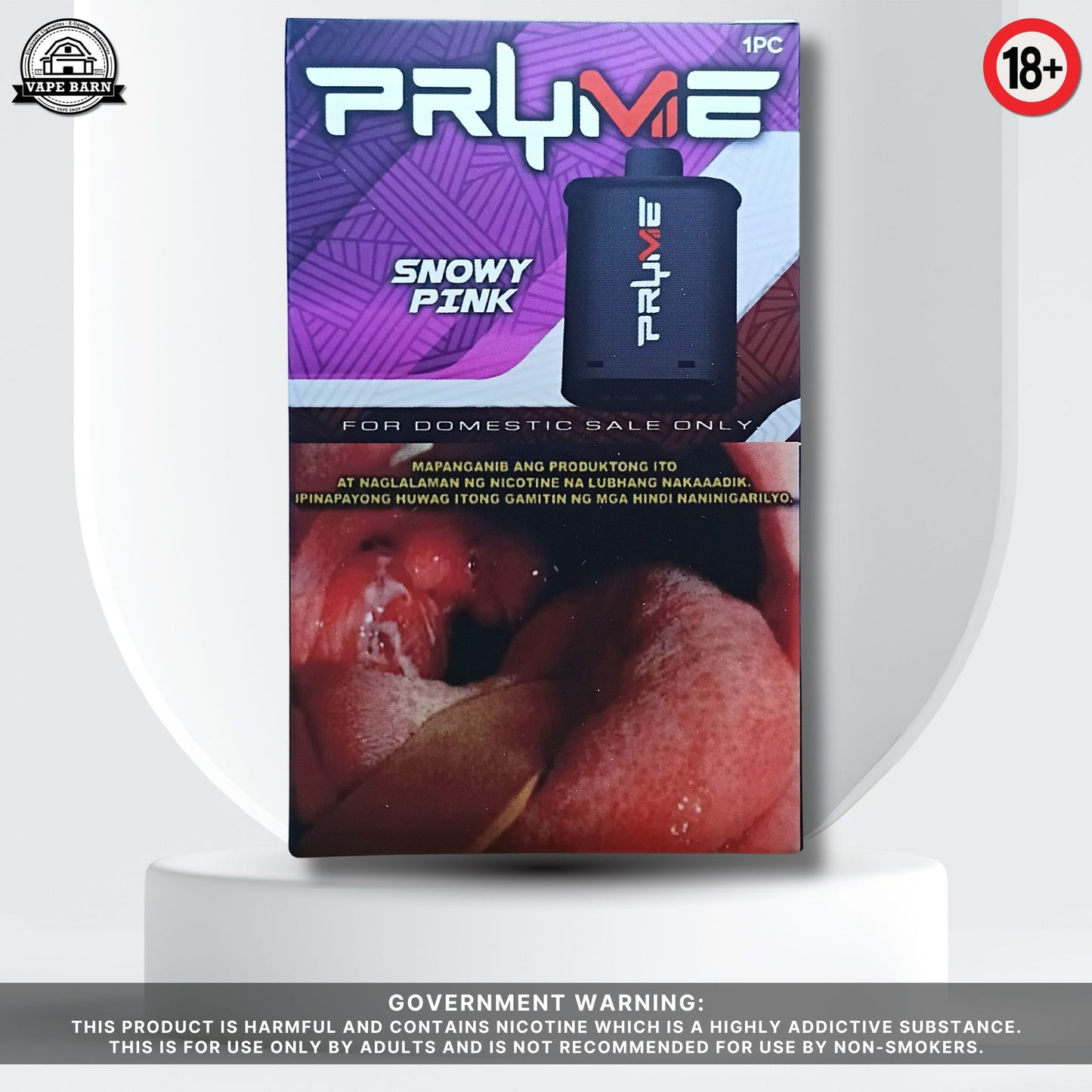 PRYME V2 (Prefilled Pod) 3% Black Elite V2 Compatible