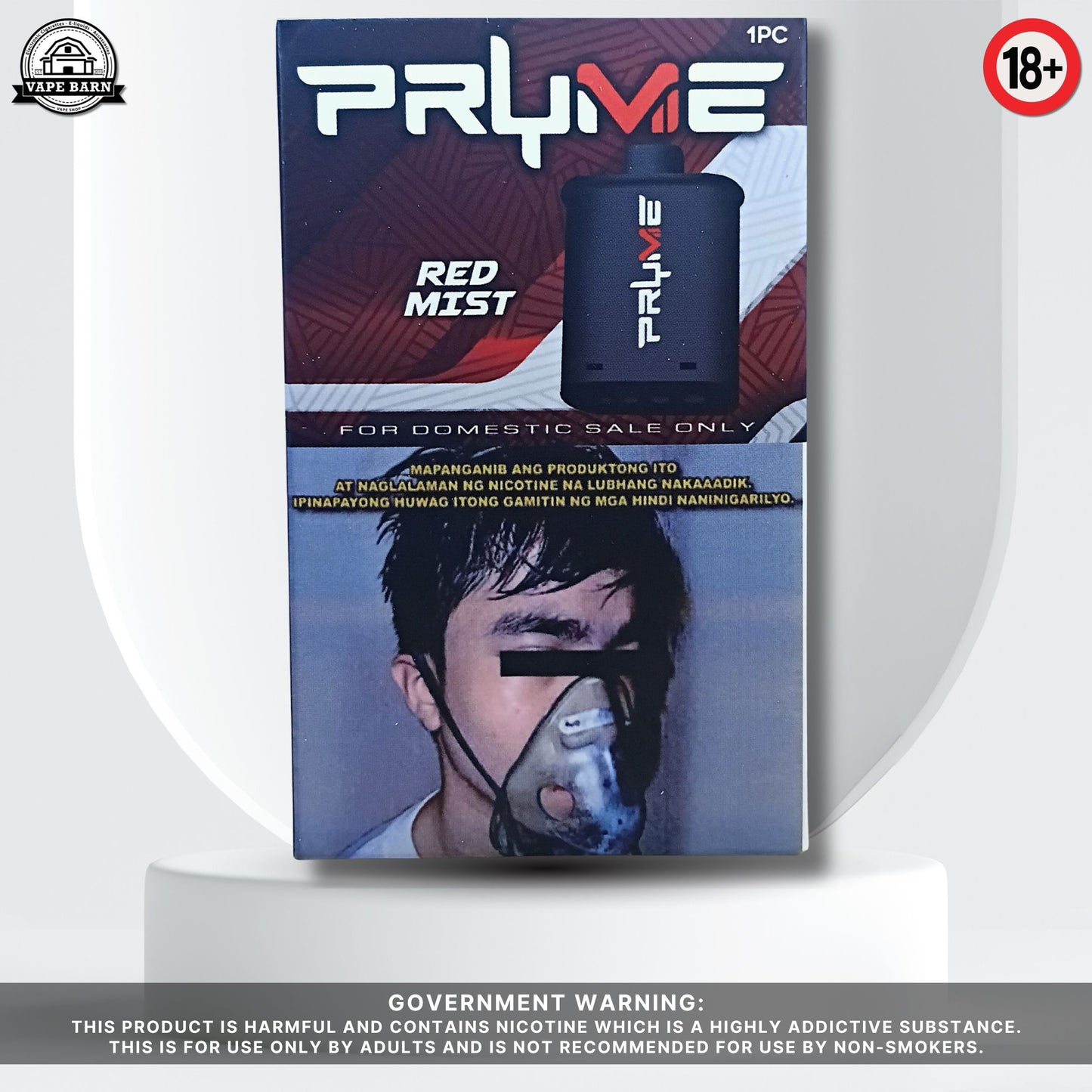 PRYME V2 (Prefilled Pod) 3% Black Elite V2 Compatible